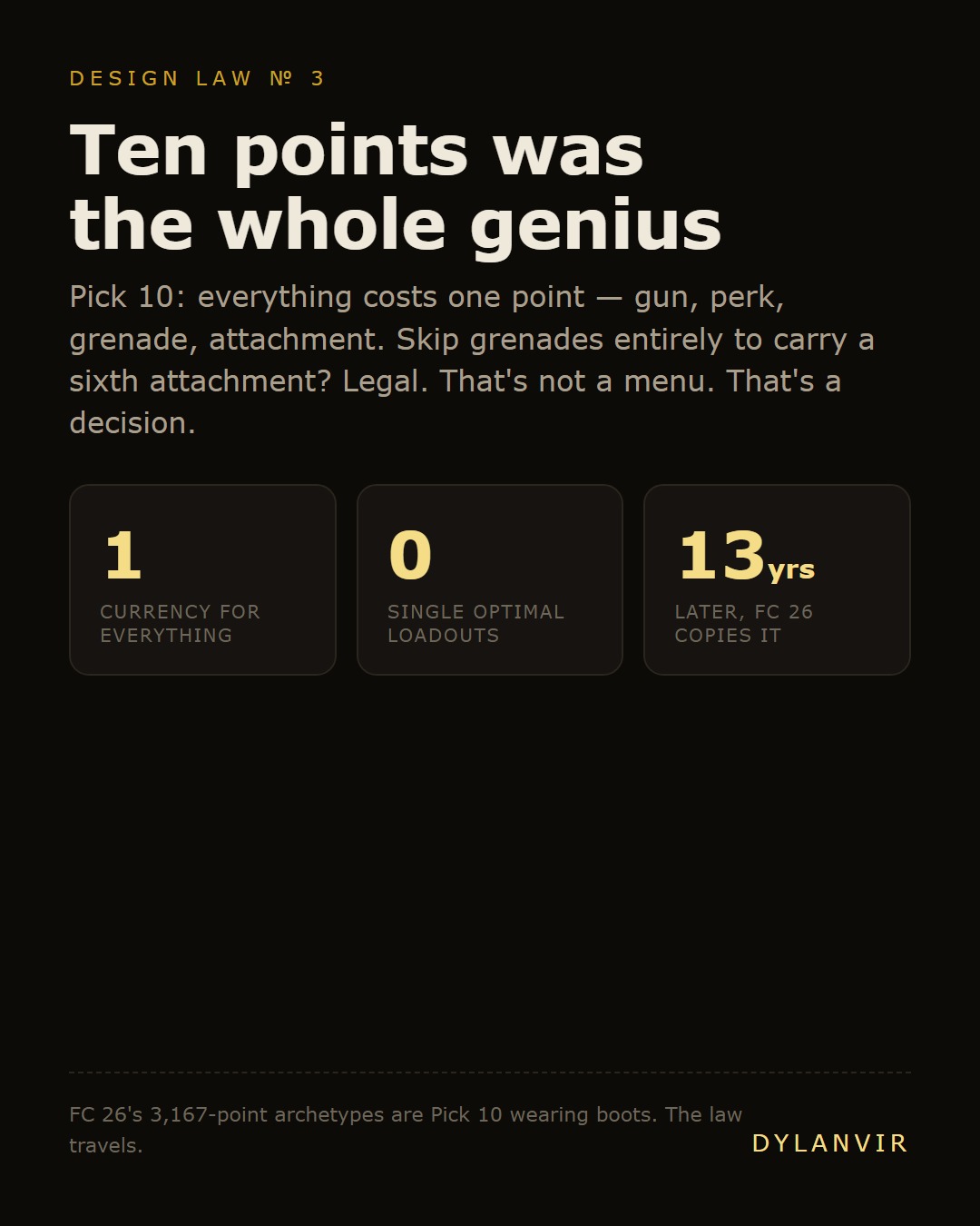 Ten points was the whole genius