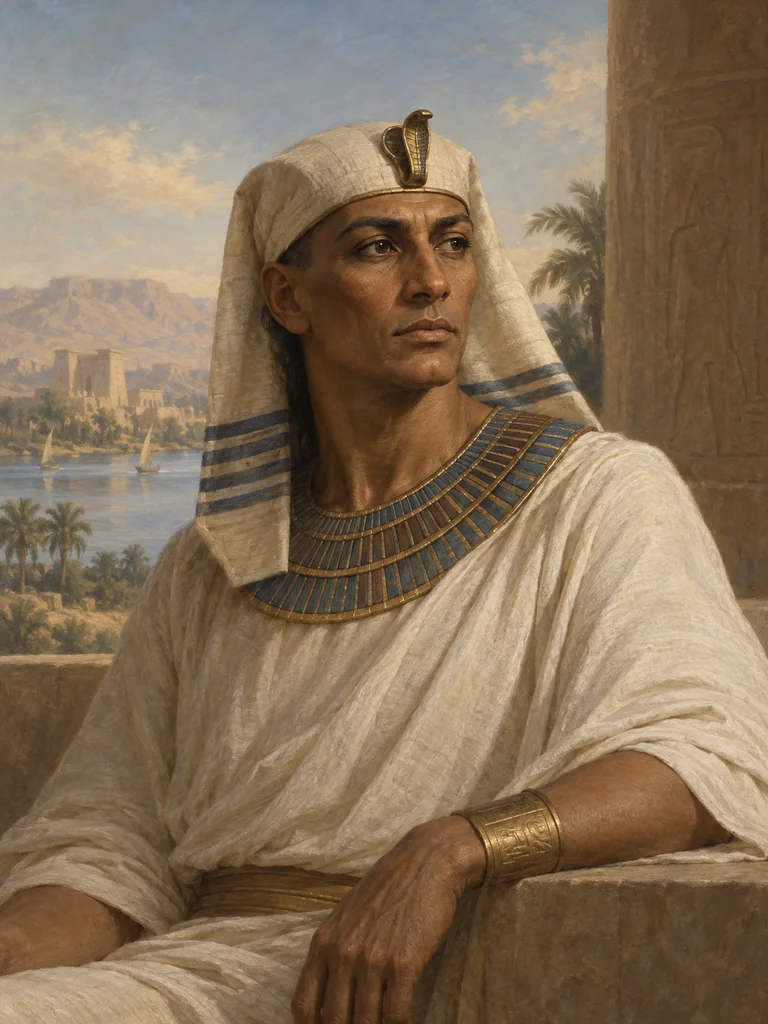 Imagined painted interpretation of Thutmose III.